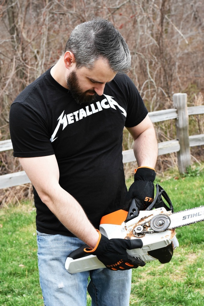 Stihl Battery Powered Chainsaw Review It s a Husband Thing