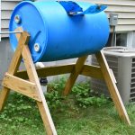 DIY rotating compost bin